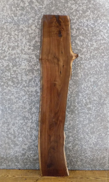 Black Walnut Rustic Live Edge Floating Vanity Wood Slab 1395